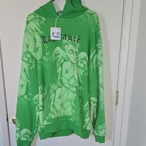 Pums Green Graphic Hoodie